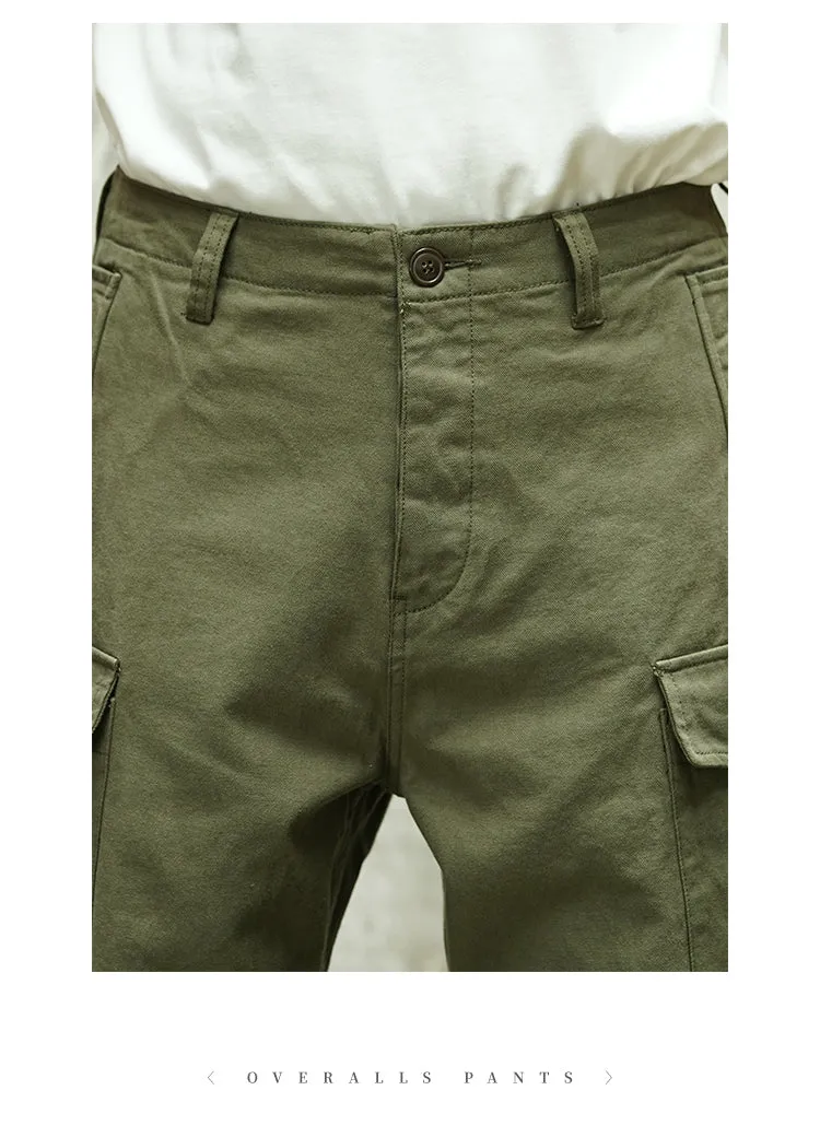 Men's 1930s Ground Crew Trousers Military Green