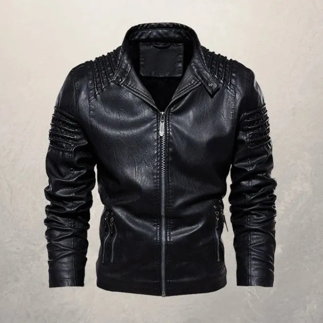 Men's leather jacket