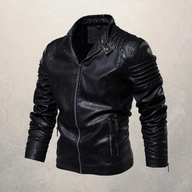 Men's leather jacket