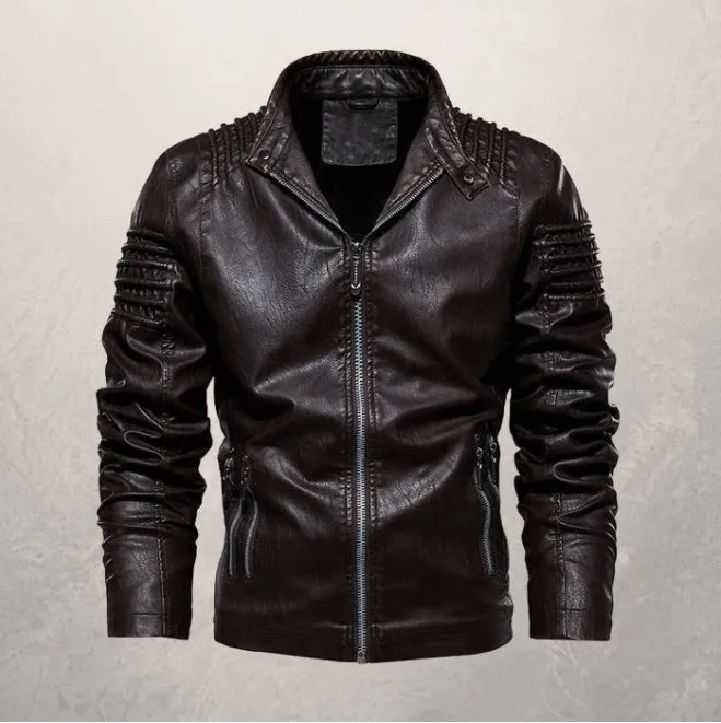 Men's leather jacket