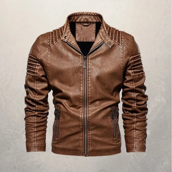 Men's leather jacket