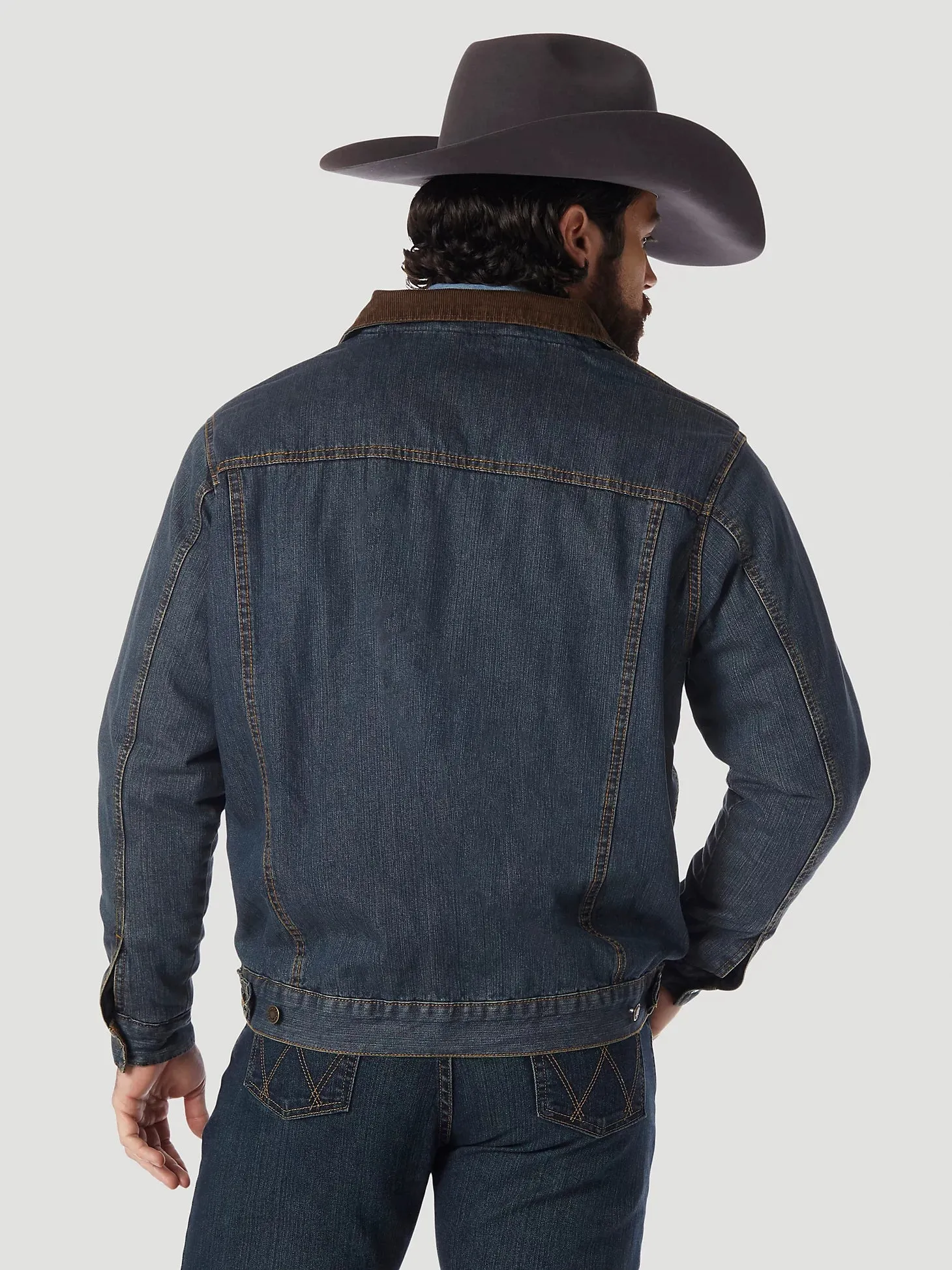 Men's Wrangler Blanket Lined Denim Jacket #74265RT