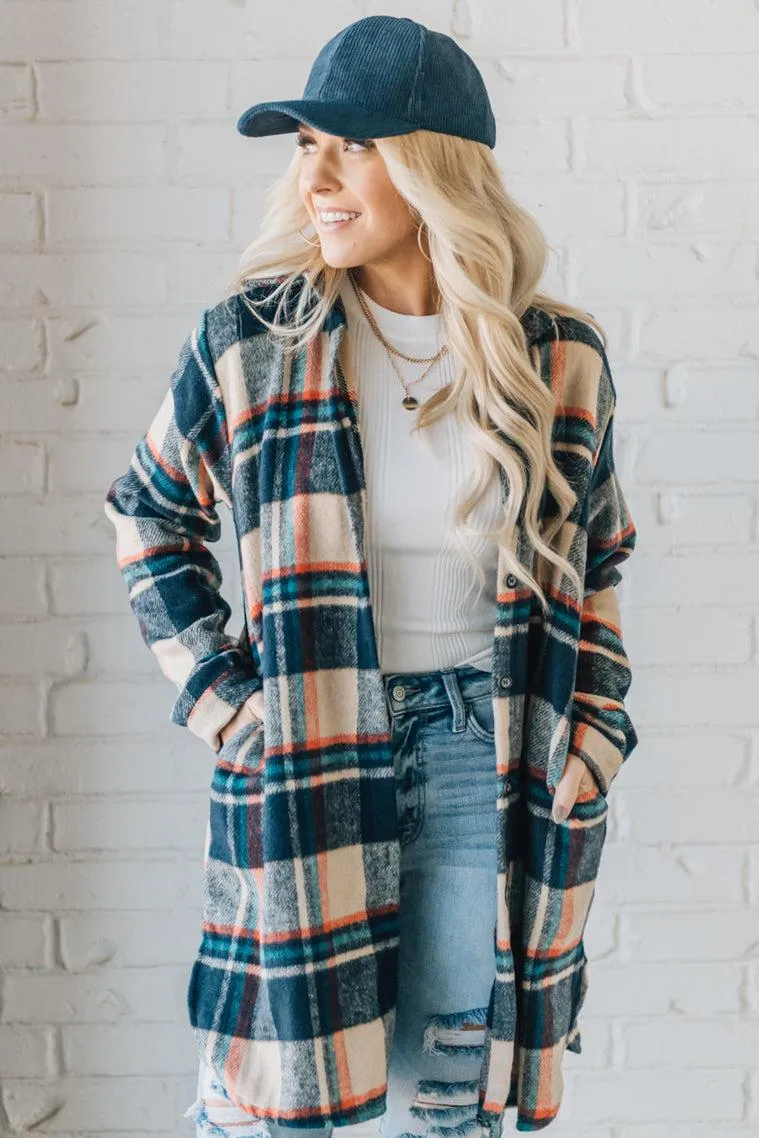 Mid Length Classic Plaid Shacket