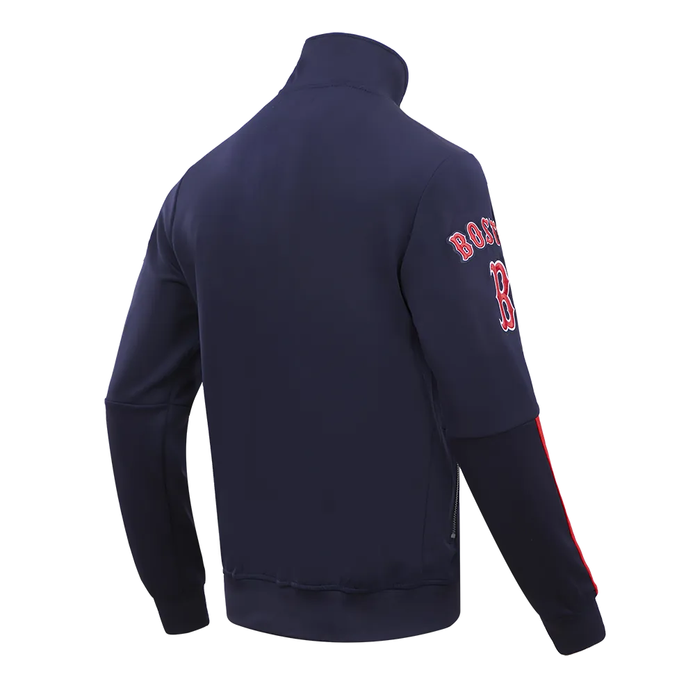 MLB BOSTON RED SOX CLASSIC MEN'S DK TRACK JACKET (MIDNIGHT NAVY)