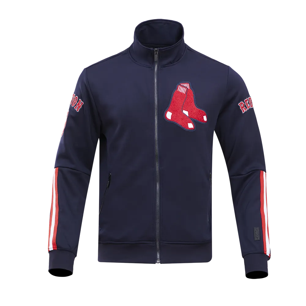 MLB BOSTON RED SOX CLASSIC MEN'S DK TRACK JACKET (MIDNIGHT NAVY)