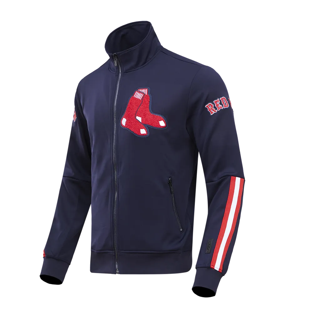 MLB BOSTON RED SOX CLASSIC MEN'S DK TRACK JACKET (MIDNIGHT NAVY)