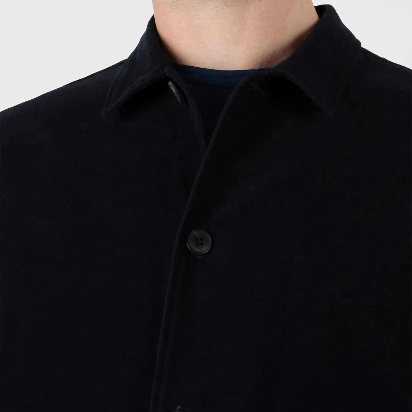 Navy Moleskin Twin Pocket Jacket