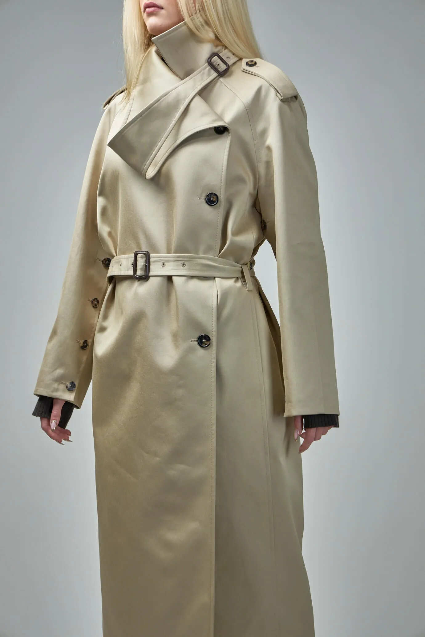 Oblique Trench Coat