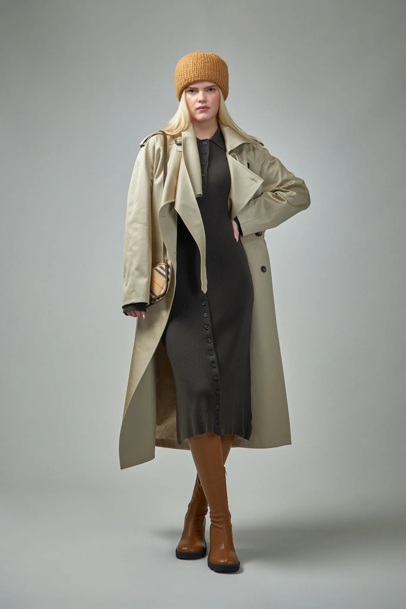 Oblique Trench Coat