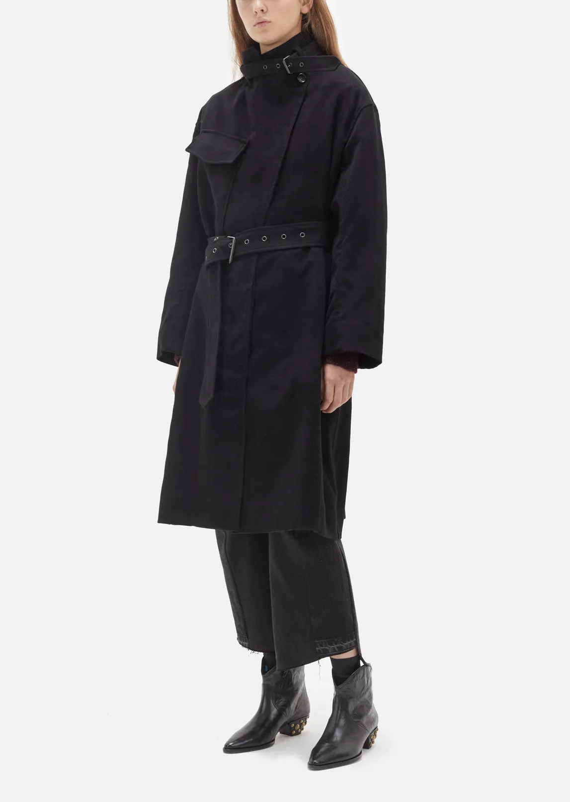 Paul High Collar Trench Coat