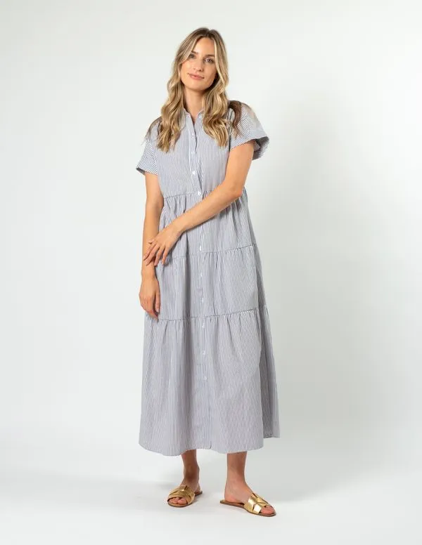 Penelope Dress - Classic Stripe