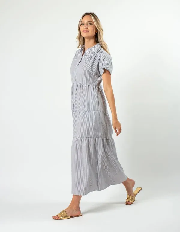 Penelope Dress - Classic Stripe