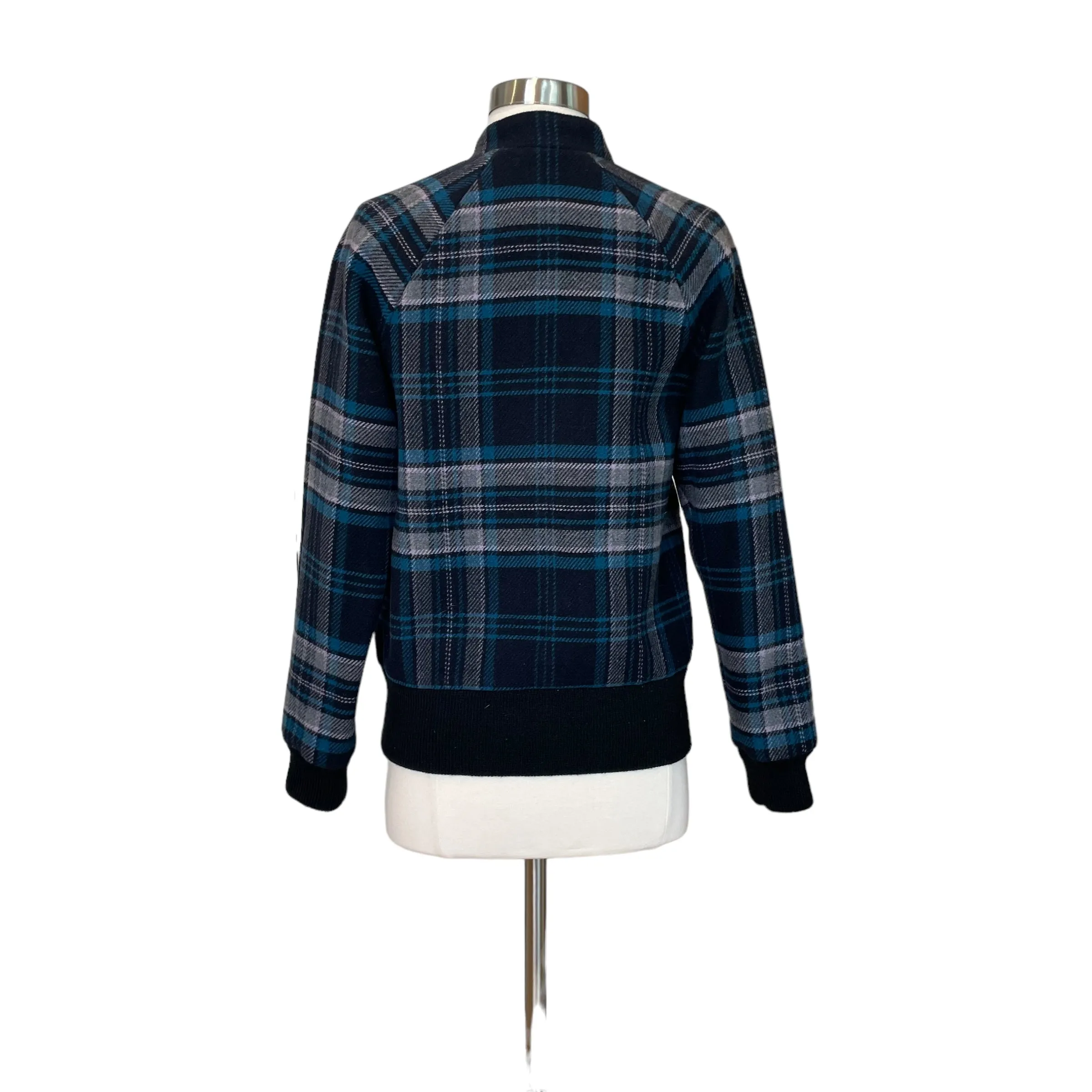 Plaid Bomber Jacket - XS