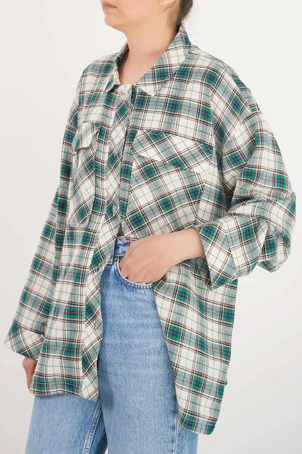 PLAID SHIRT SHACKET