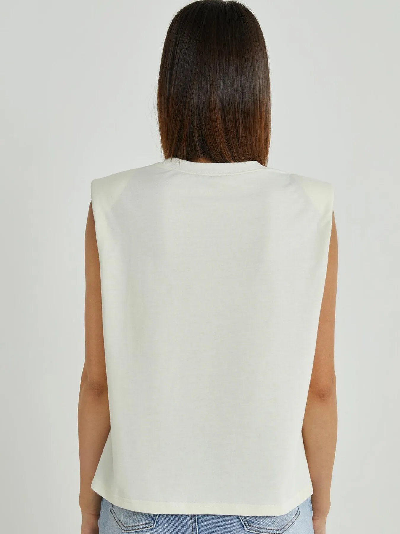 Plain Cap Sleeve Rib Tank Top