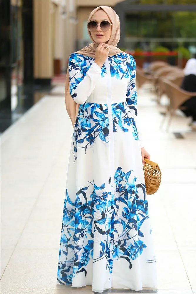 Porcelain Modest Dress