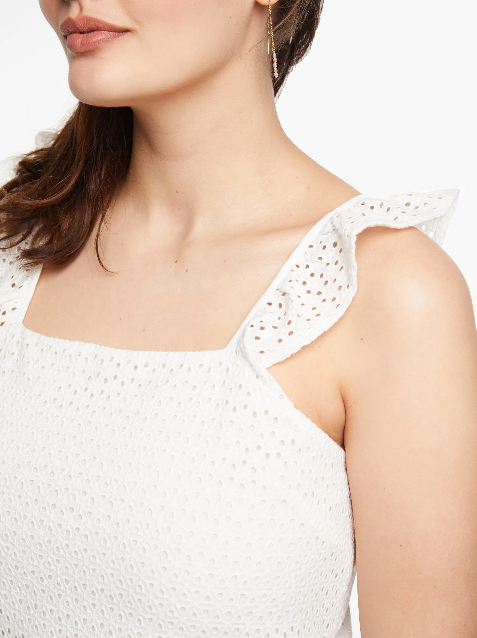 Priyanka Eyelet Tank