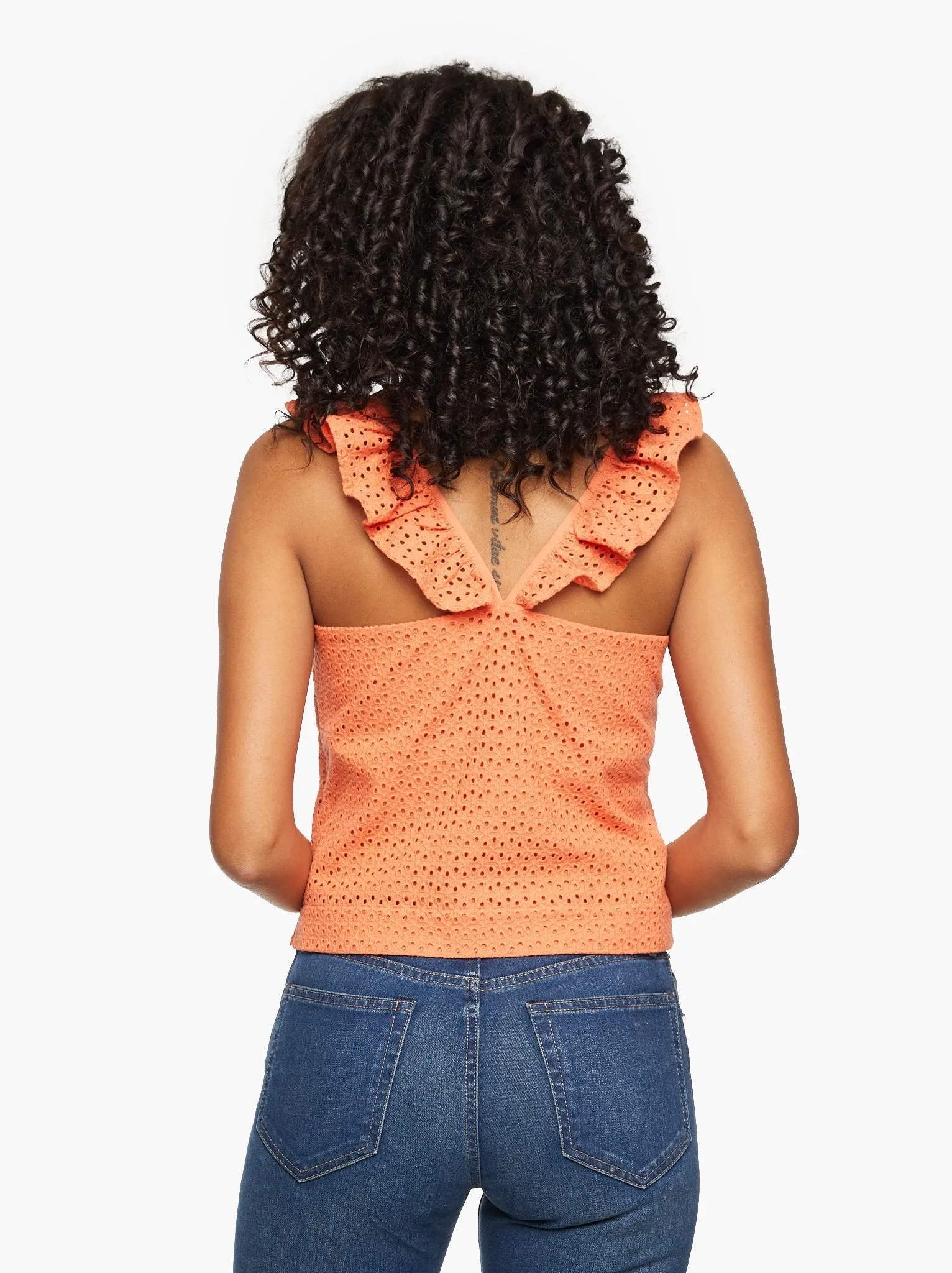 Priyanka Eyelet Tank