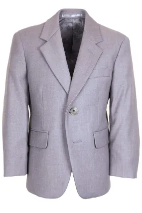 "Aspen" Kids Heather Grey Suit Jacket (Separates)