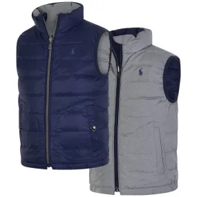 Ralph Lauren Boys Gilet - & Grey Reversible Gilet