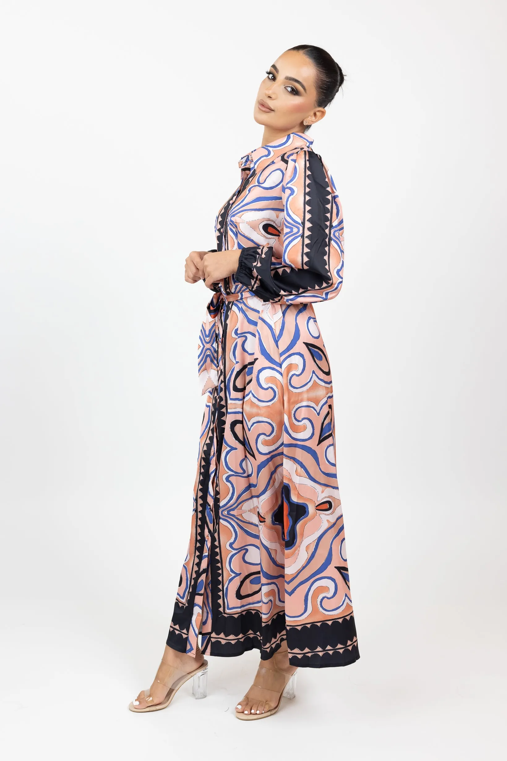 Retro Funk Maxi Dress