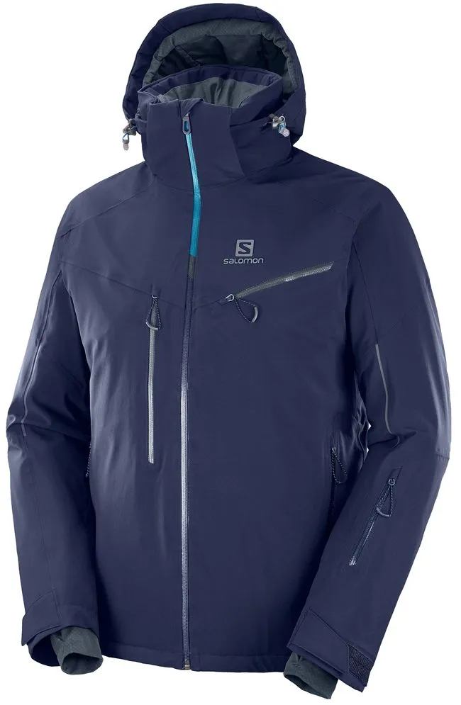 Salomon Ski Clothing Mens IceSpeed Jacket Night Sky