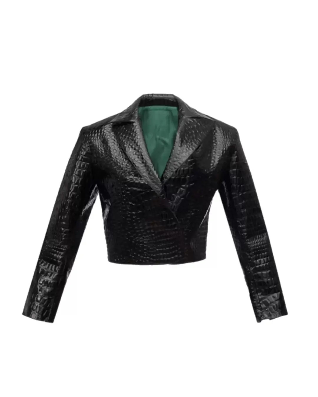 SANTA Crocodile Crop Jacket