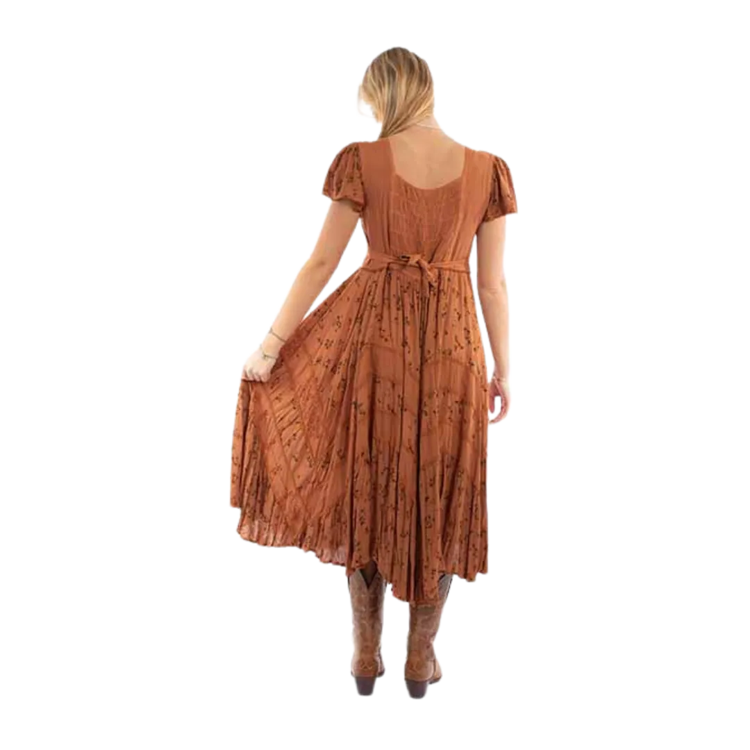 Scully Leathers Women's Long Rust Dress