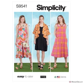 Simplicity Pattern S9541 Misses' Jumpsuits, Dress & Jacket