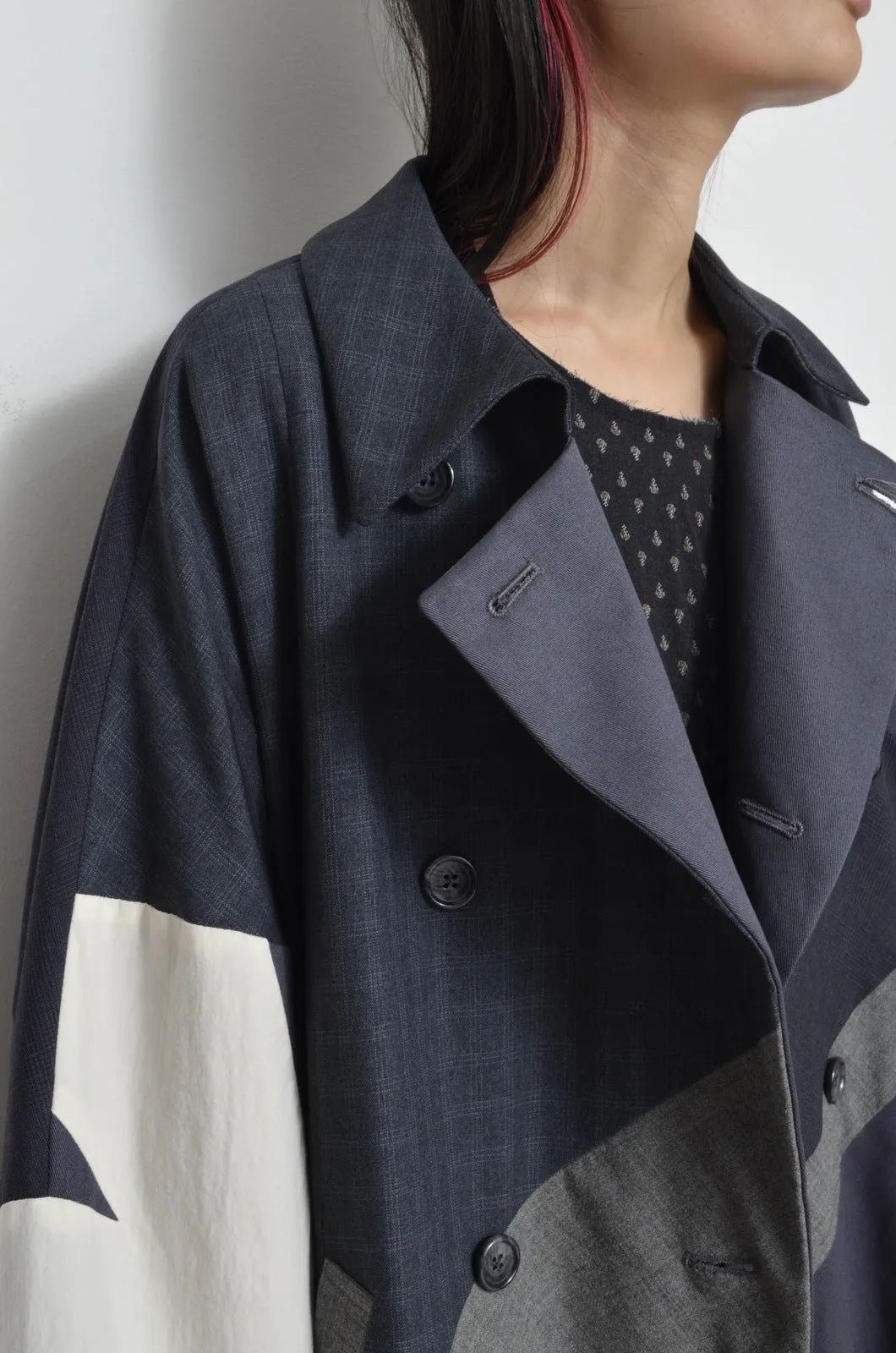 SLACKS UNE UNE TRENCH COAT/LONG_02_A