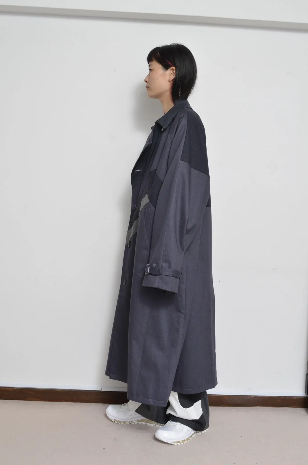 SLACKS UNE UNE TRENCH COAT/LONG_02_A