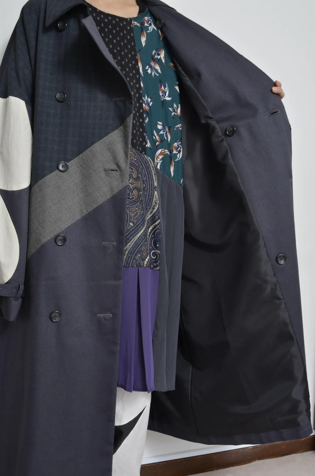 SLACKS UNE UNE TRENCH COAT/LONG_02_A