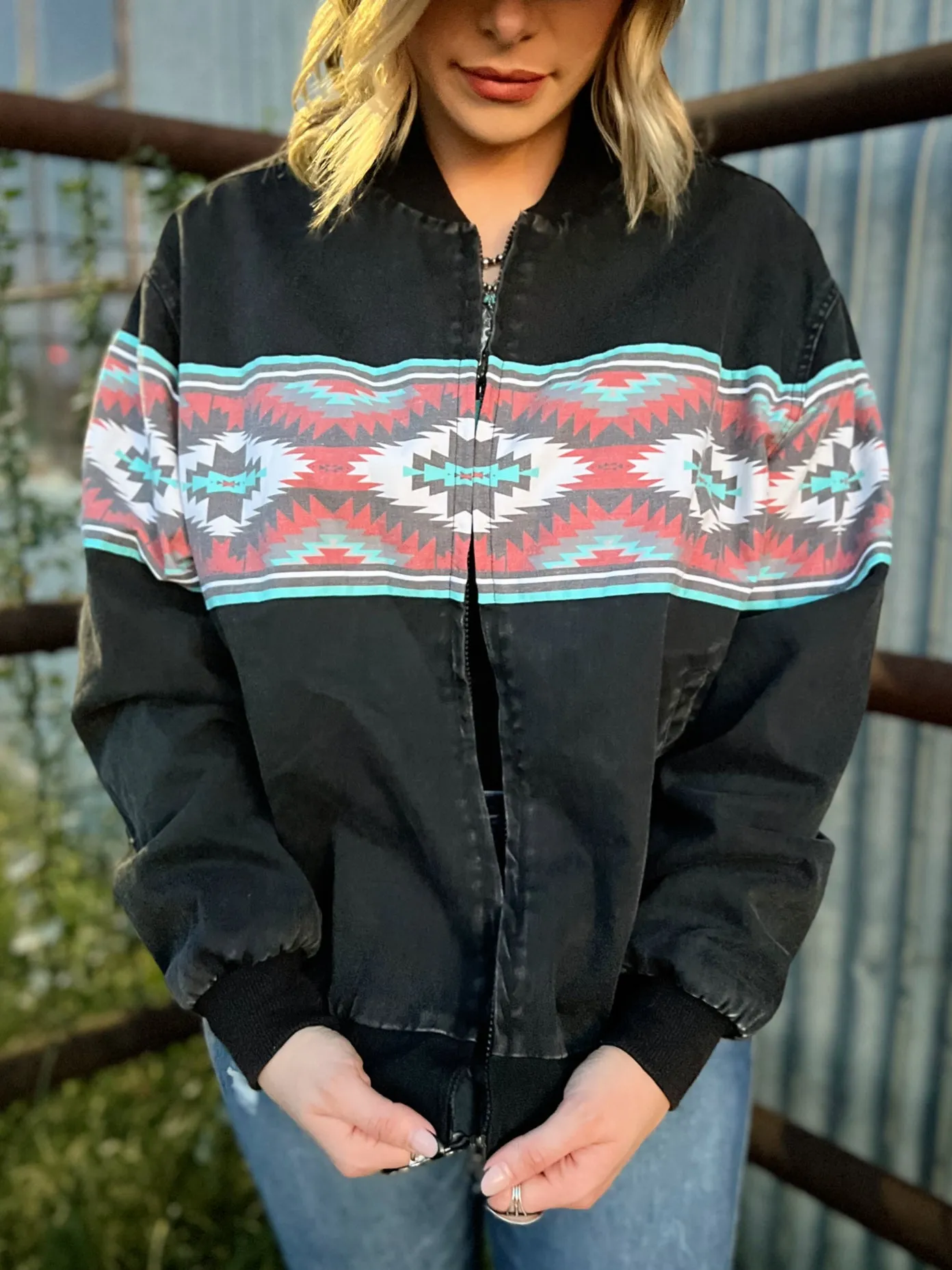 Sterling Kreek 90's Vibes Bomber Jacket