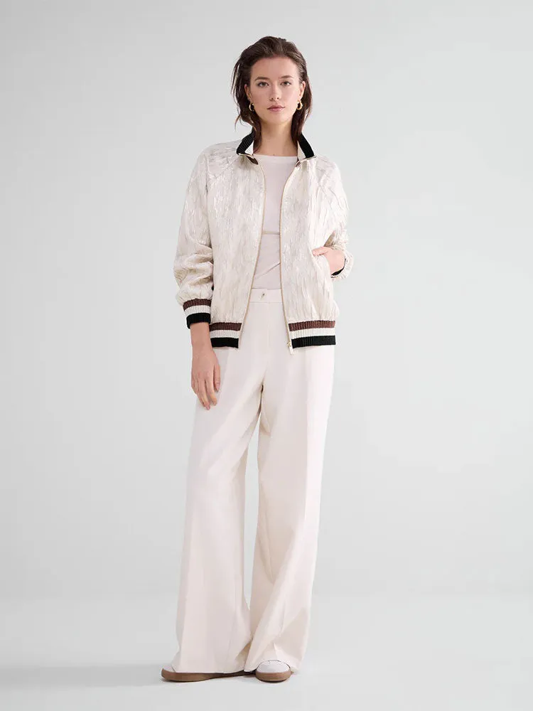 Summum Jacquard Jacket Ivory