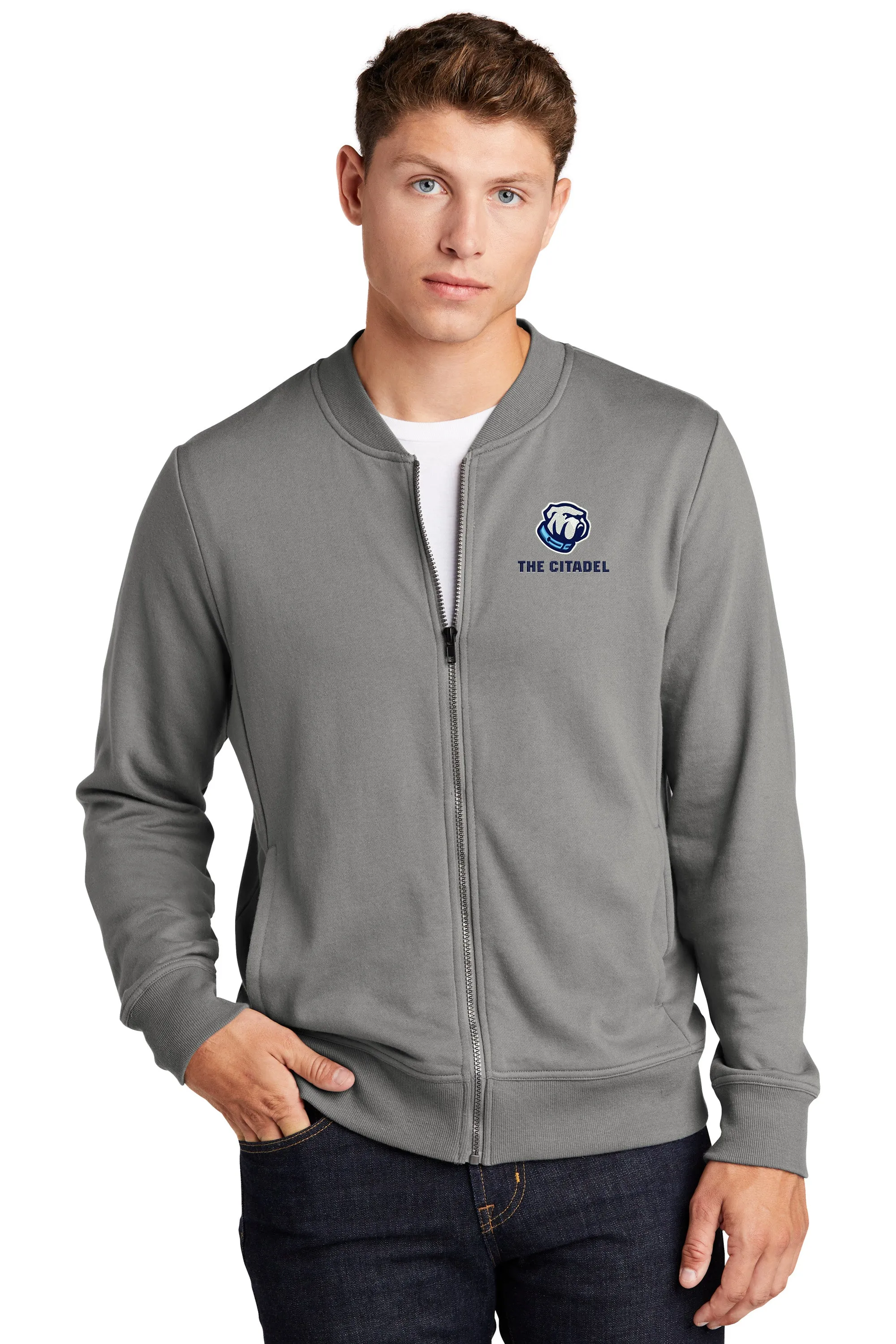 The Citadel Bulldog Lightweight French Terry Bomber