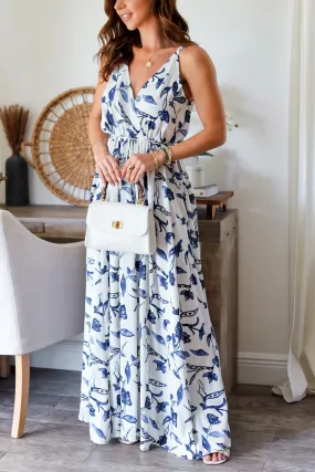 The Violet Floral Maxi Dress