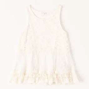 Tiered Lace Tank Top