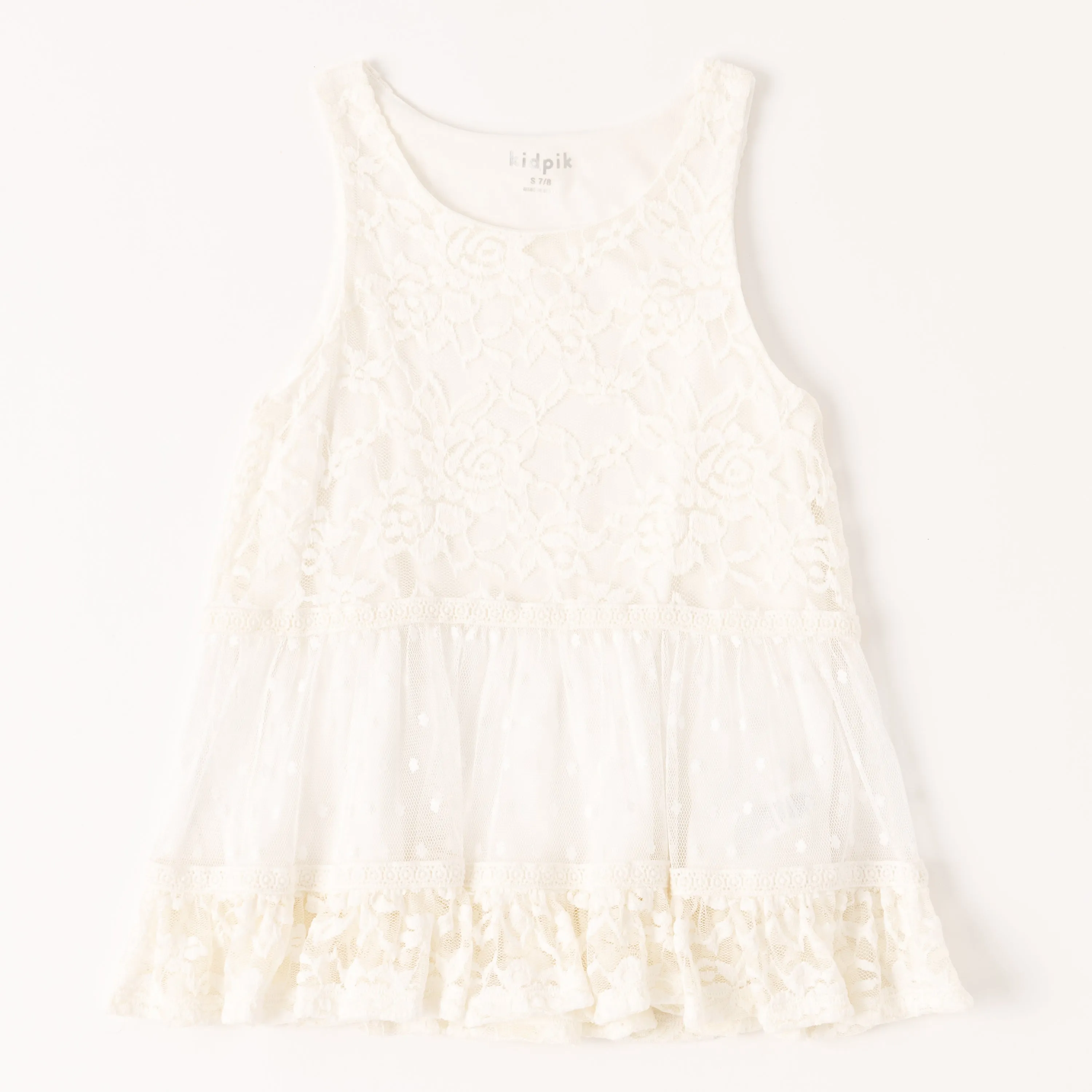 Tiered Lace Tank Top