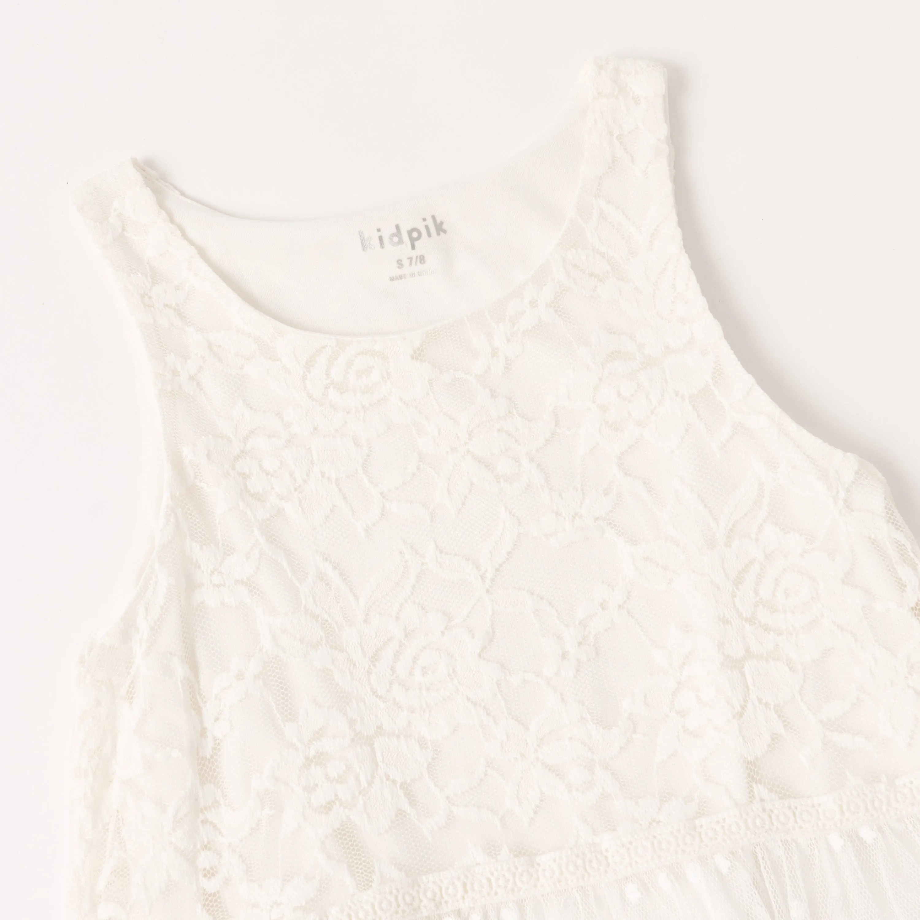 Tiered Lace Tank Top