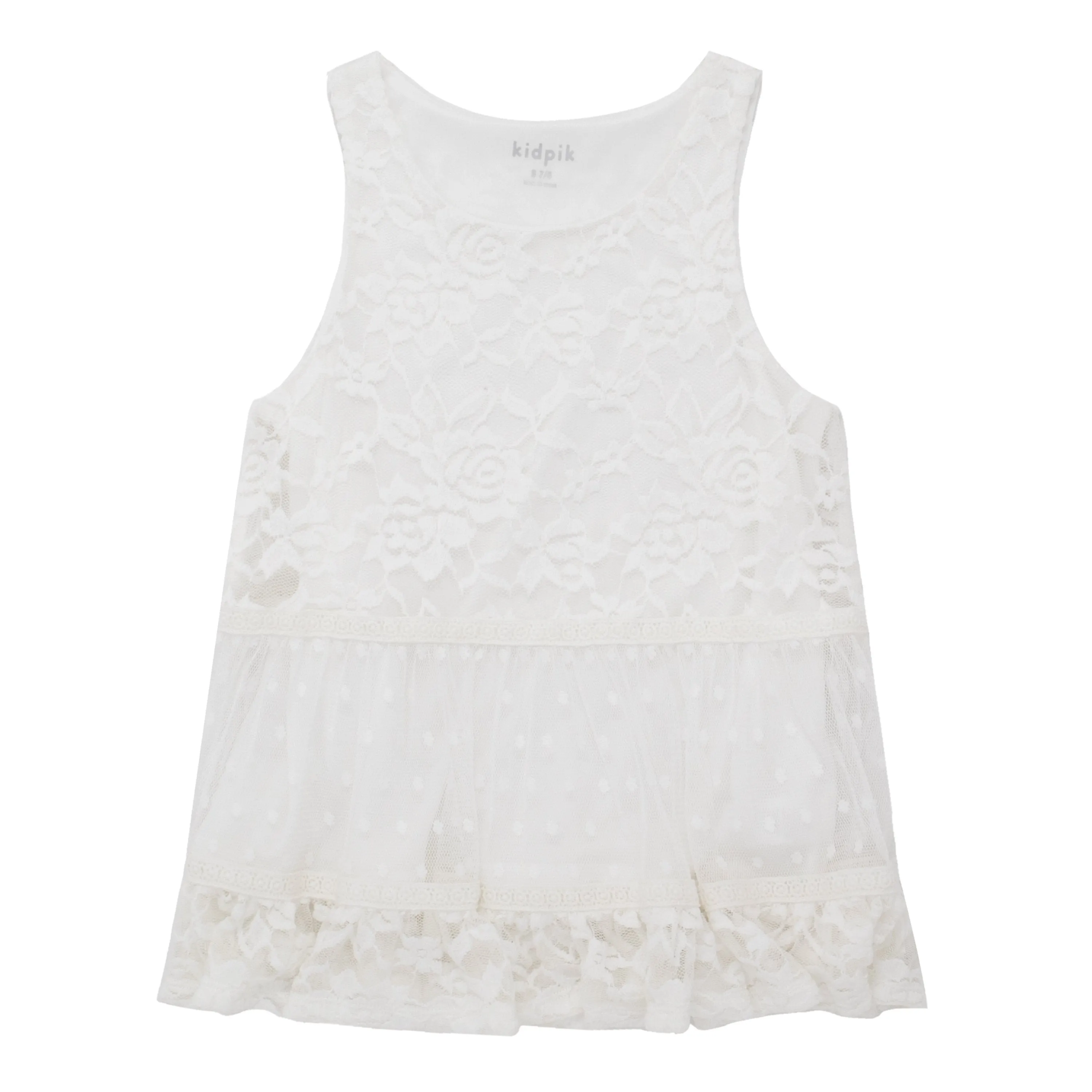 Tiered Lace Tank Top