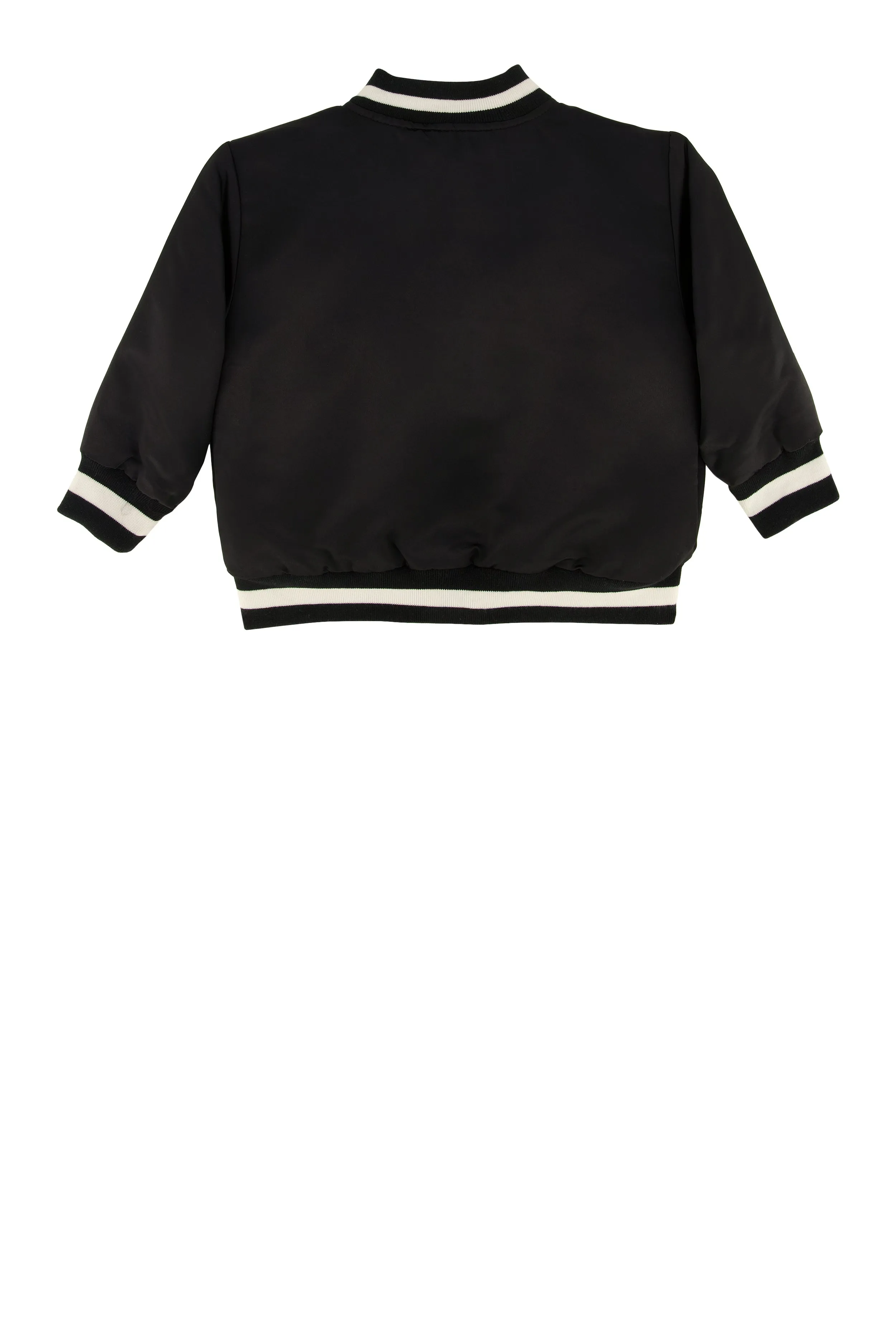 Toddler Boys Icon Rose Graphic Bomber Jacket