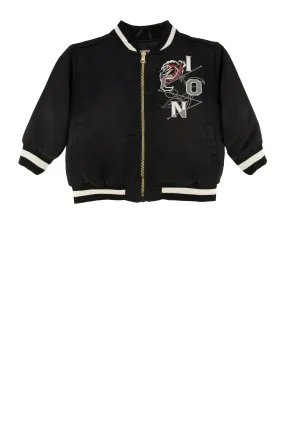 Toddler Boys Icon Rose Graphic Bomber Jacket