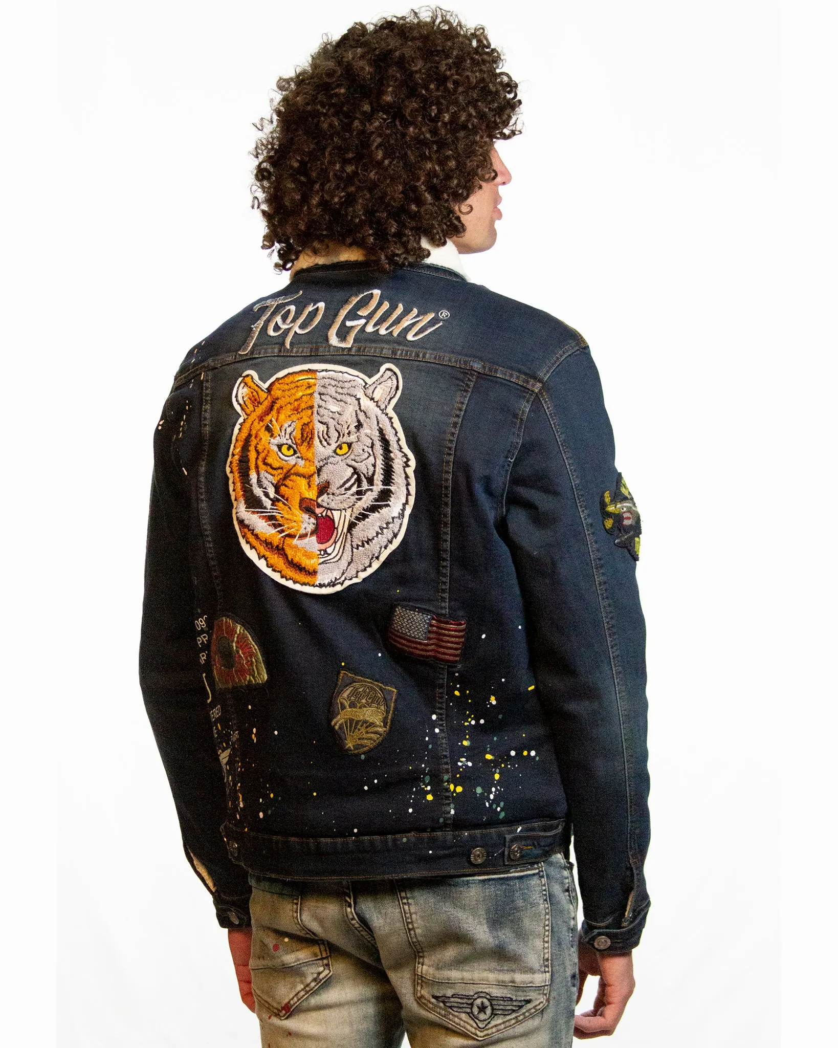 TOP GUN® FLYING TIGERS DENIM JACKET