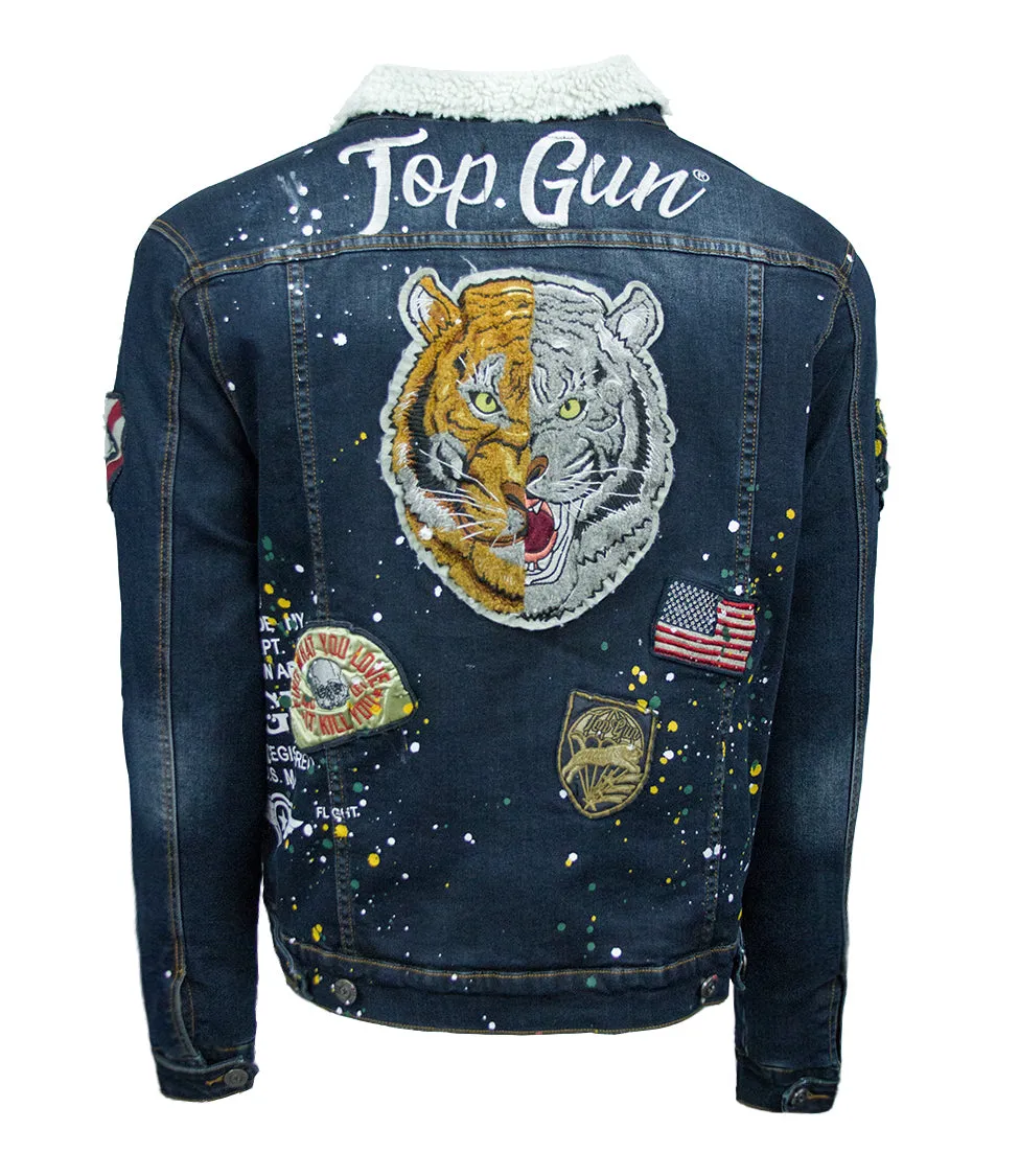 TOP GUN® FLYING TIGERS DENIM JACKET