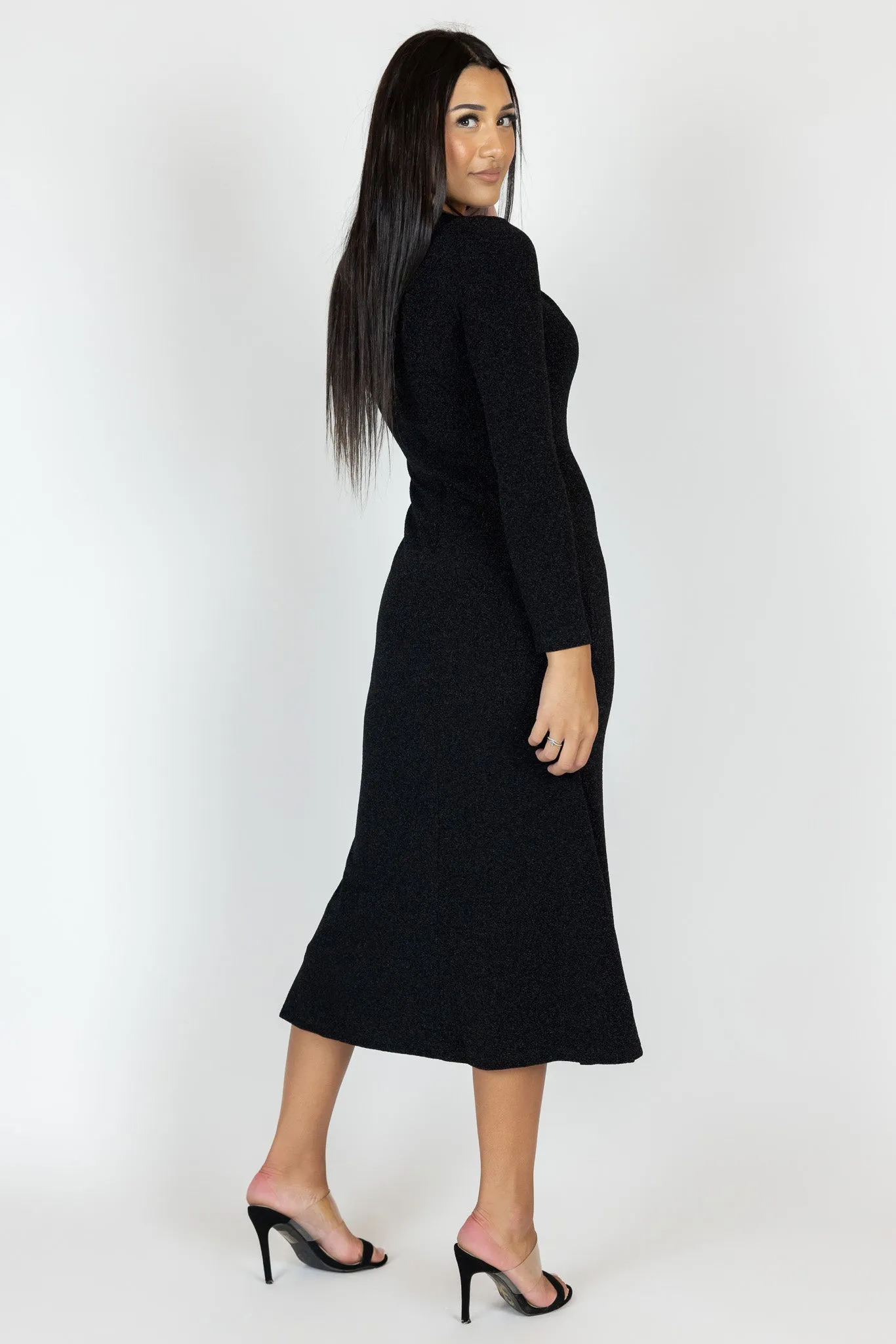 Twist Neck Dress