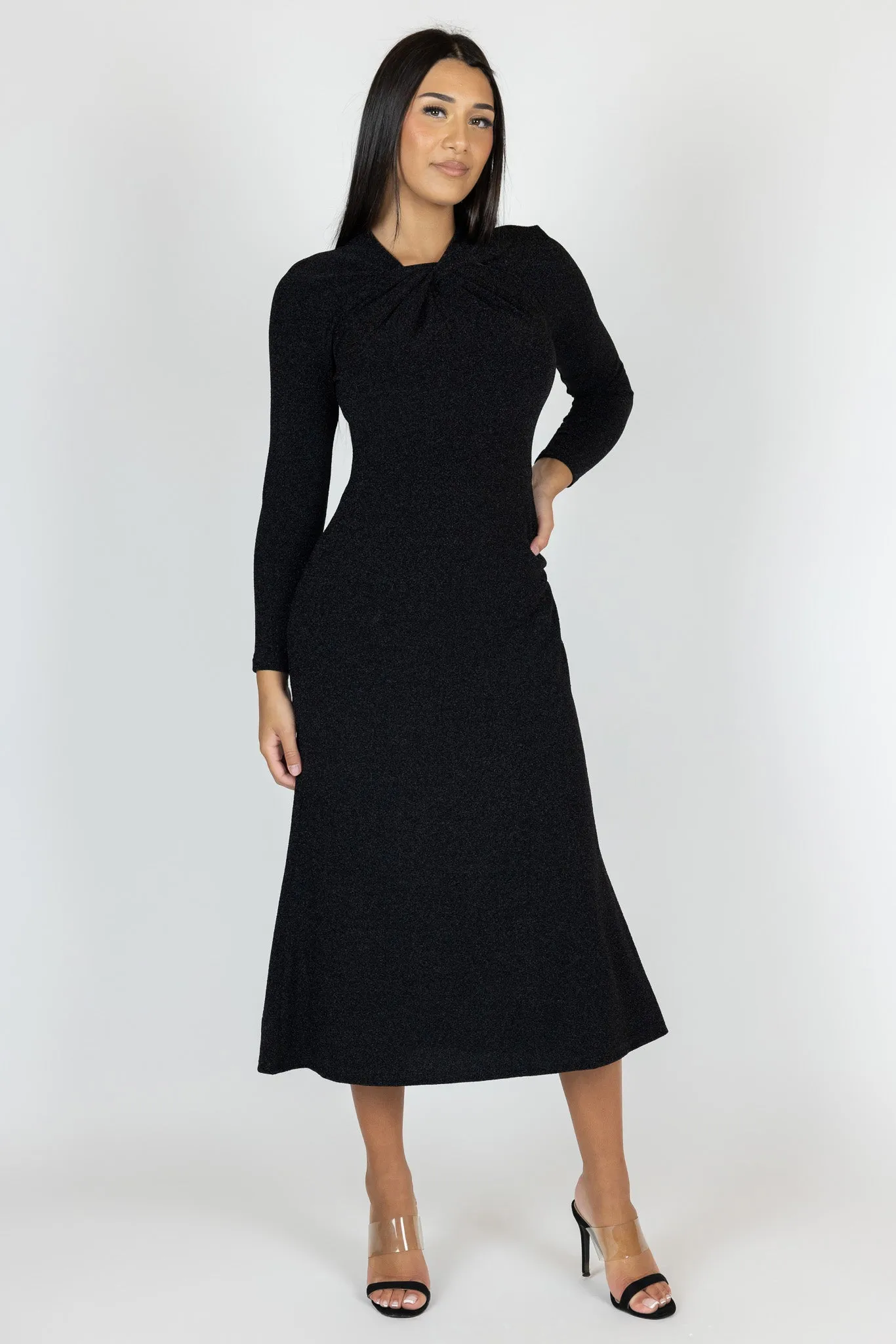 Twist Neck Dress