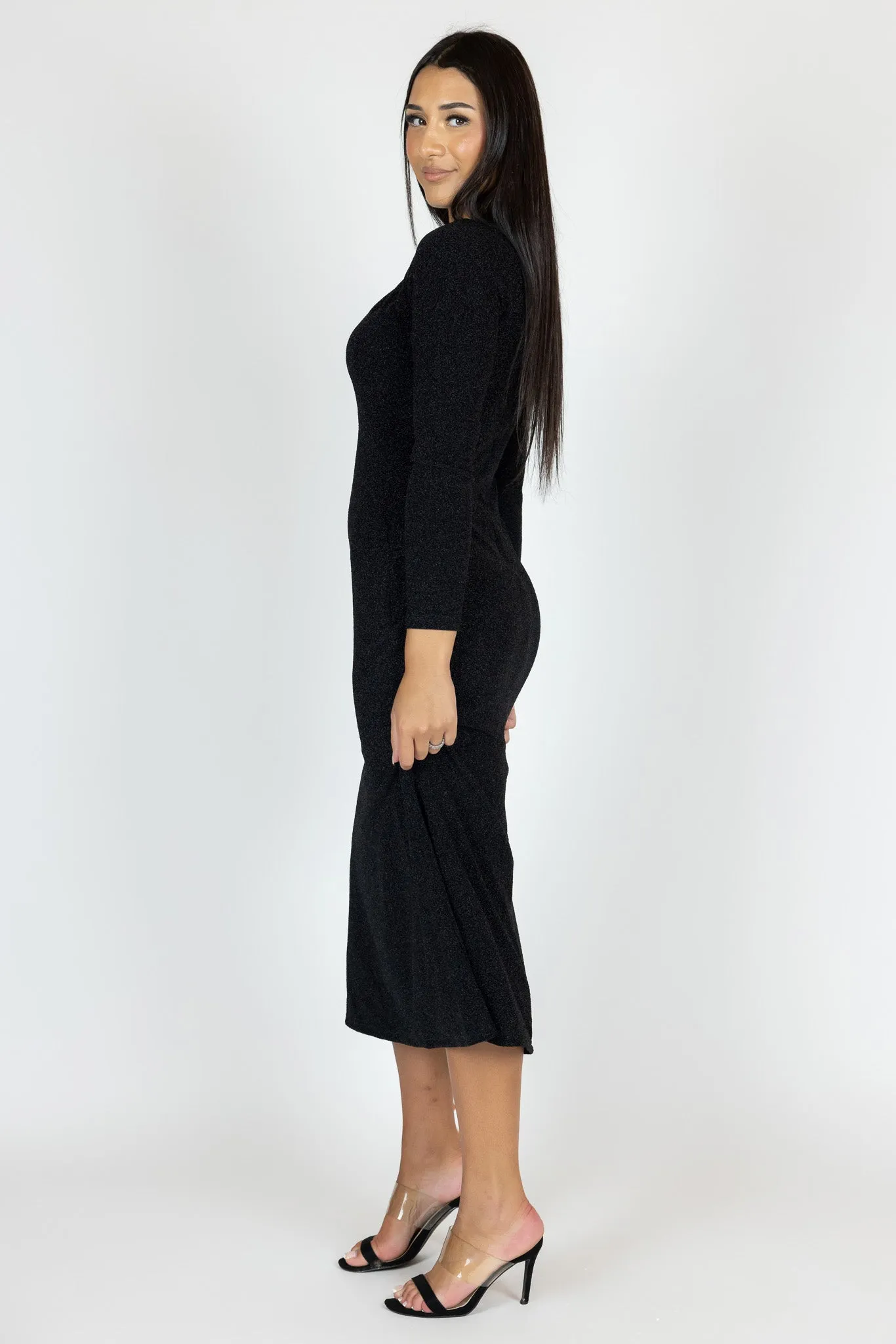 Twist Neck Dress