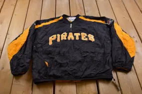 Vintage 1990s Pittsburgh Pirates MLB Majestic Windbreaker Jacket