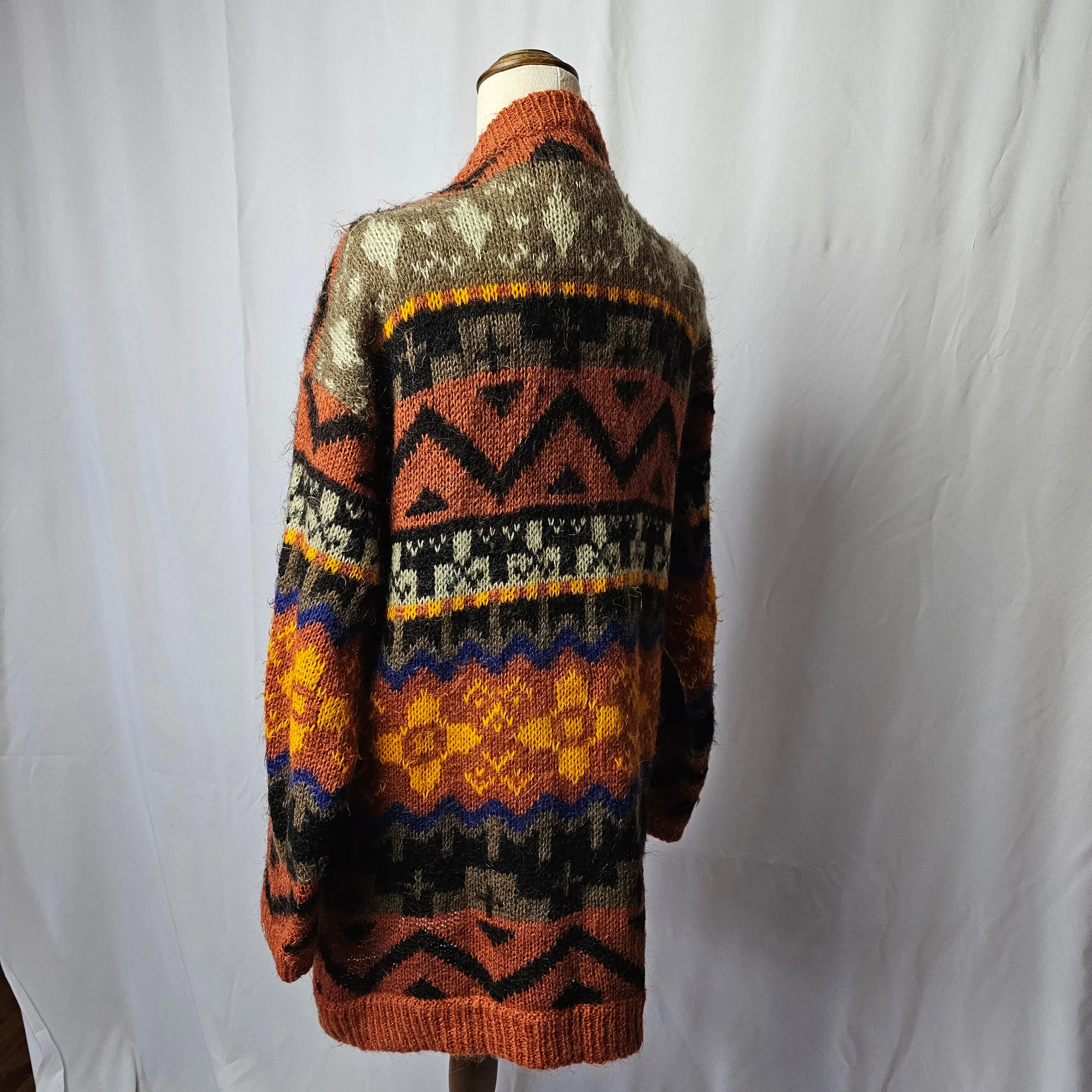 Vintage cardigan By Mohair Blend L