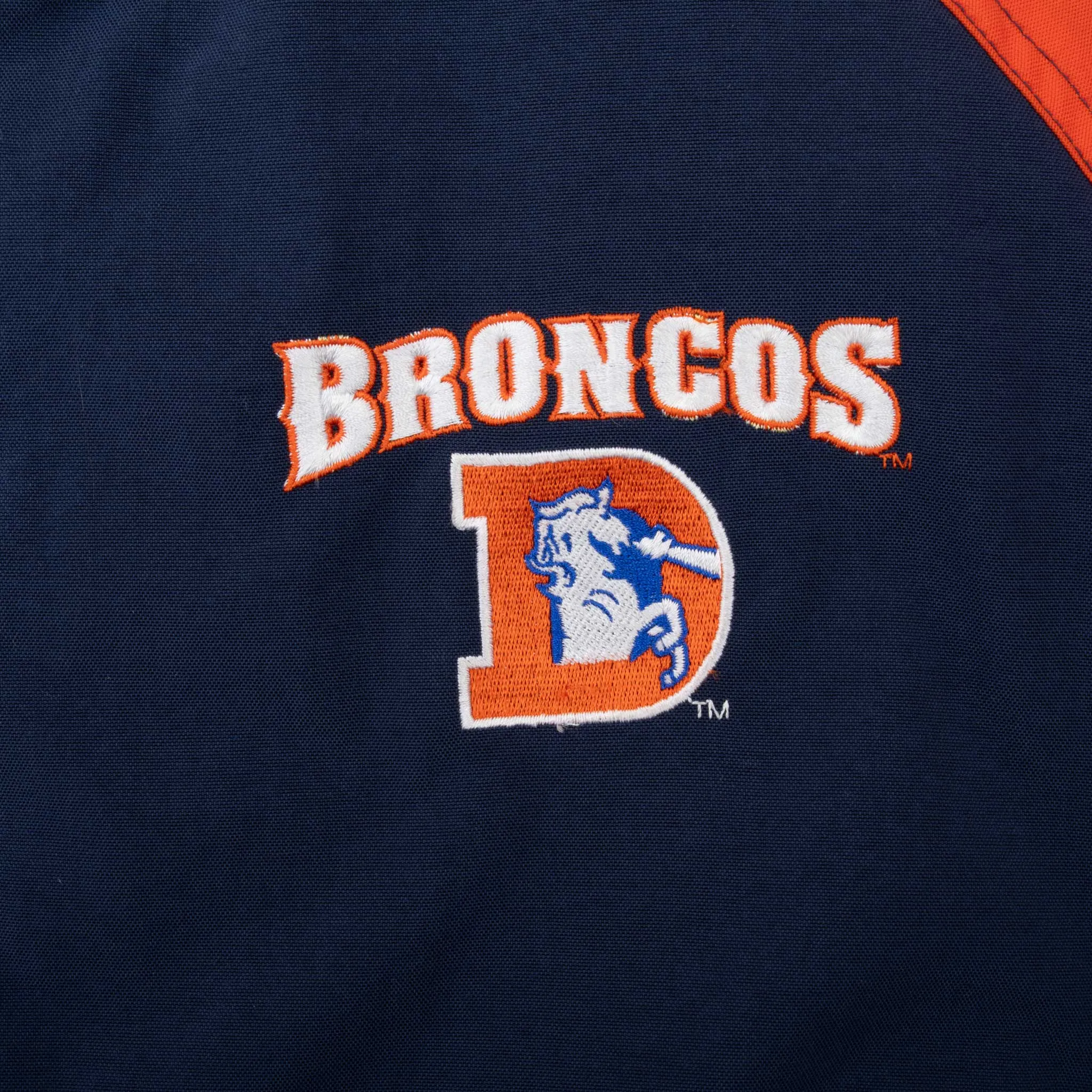 VINTAGE NIKE NFL DENVER BRONCOS BOMBER JACKET 1990S SIZE 2XL